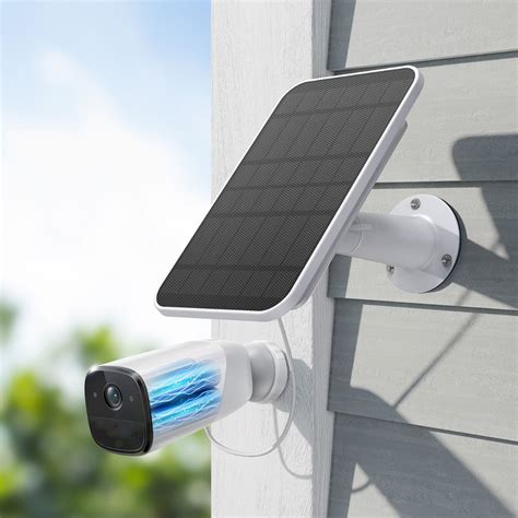 solar panel for eufy camera|solar rotating eufy outdoor camera.